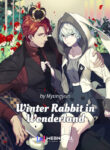 winter rabbit in wonderland